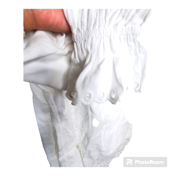 Hill House the mila dress white linen medium - Picture 4 of 9